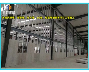 黑龙江可拆卸式泄爆墙性能稳定 轻质泄压墙包验收 防火抗爆墙耐火阻燃